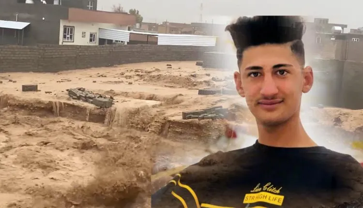 Ji ber lehiyê li Şengalê ciwanek jiyana xwe ji dest da