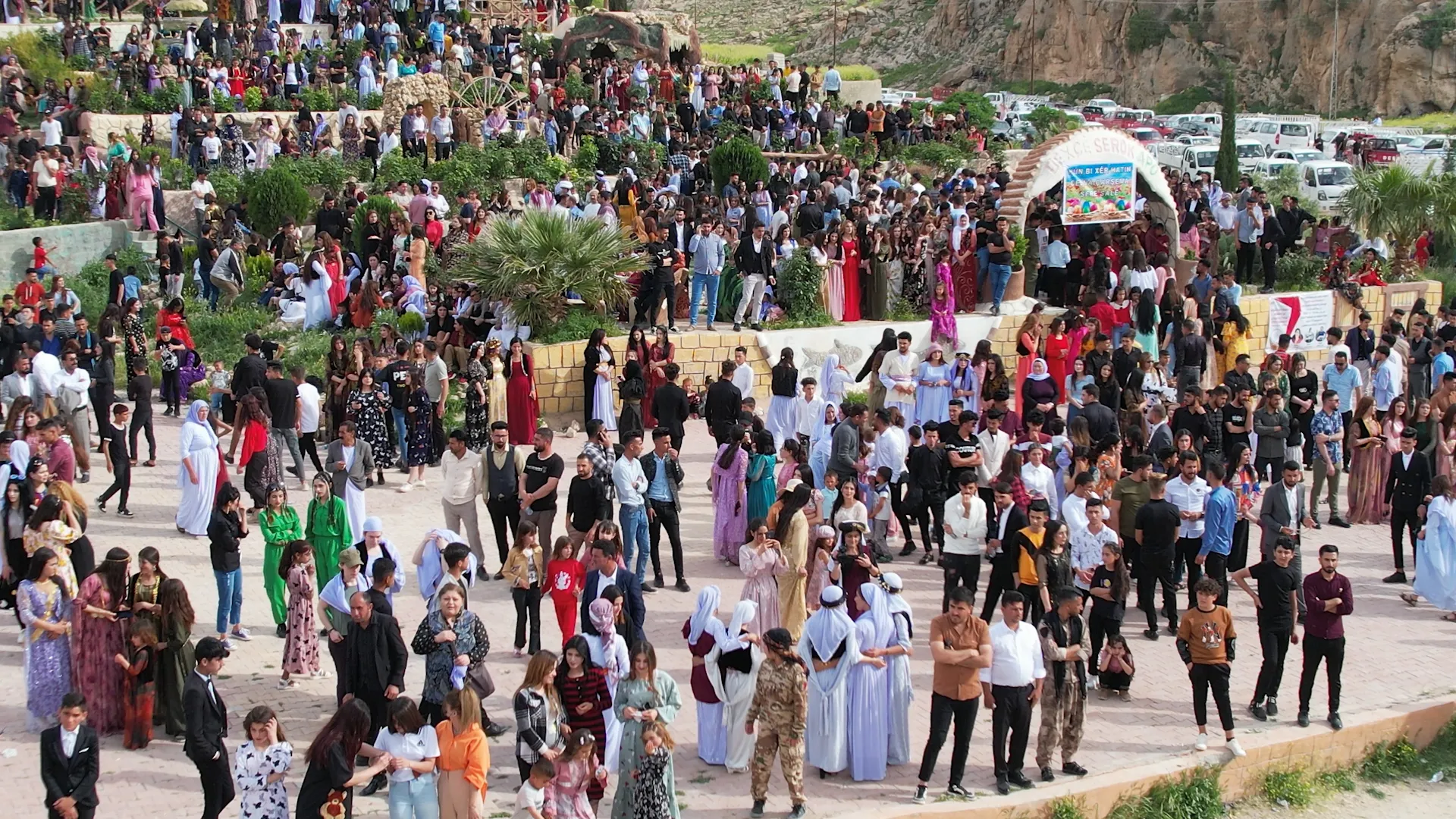 Li Şengalê pîrozbahiya bicoş a Çarşema Sor