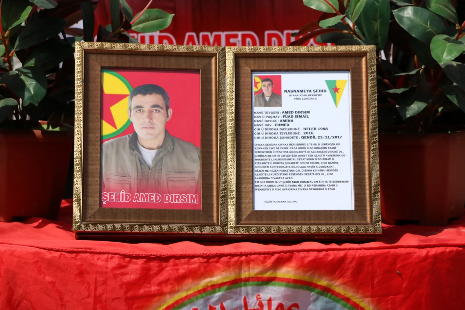 Ji bo gerîla Amed Dêrsim merasîma sersaxiyê hat lidarxistin
