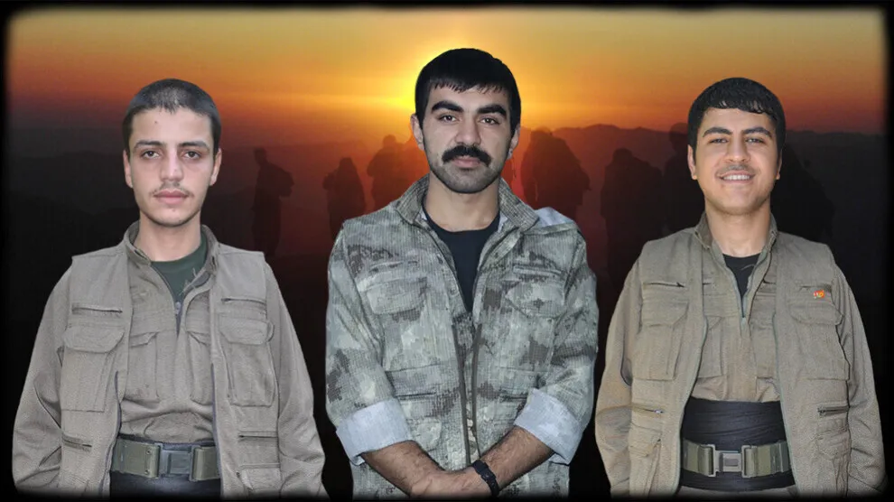 ​​​​​​​HPG’ê şehadeta 3 gerîlayan ragihand