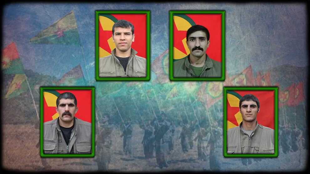 ​​​​​​​HPG: Hevreyên me Harûn, Bager, Dijwar û Egîd şehîd bûn