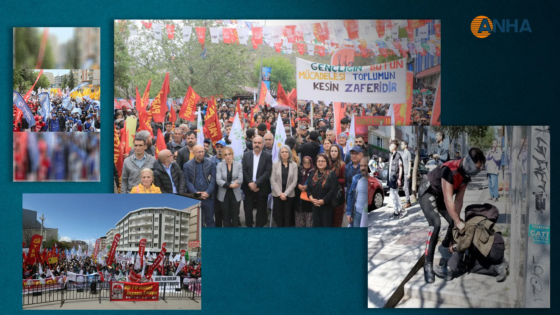 Li Bakurê Kurdistanê û Tirkiyeyê pîrozbahiyên 1`ê Gulanê