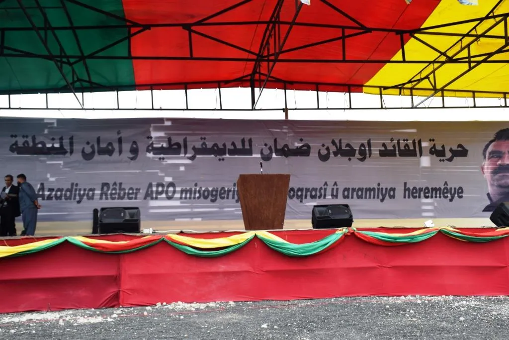 ​​​​​​​Li Reqayê banga pêkanîna azadiya fîzîkî ya Rêber Abdullah Ocalan hat kirin