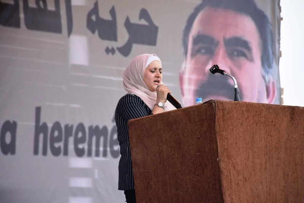 ​​​​​​​Li Reqayê banga pêkanîna azadiya fîzîkî ya Rêber Abdullah Ocalan hat kirin