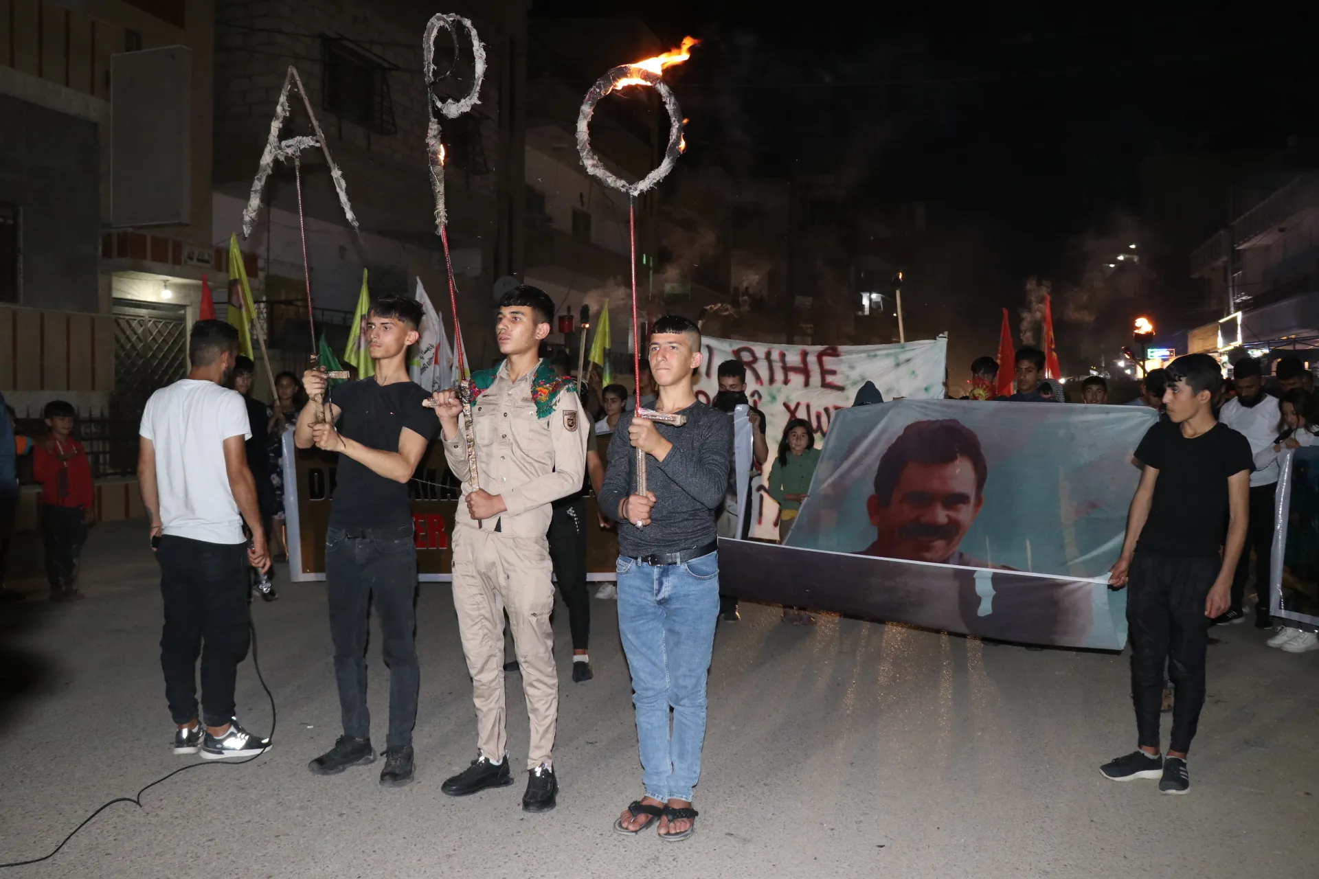 Ciwanên Qamişlo banga azadiya fîzîkî ya Rêber Abdullah Ocalan kir