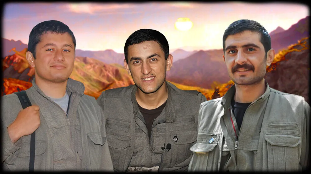 ​​​​​​​Nasnameyên 3 şehîdan hatin ragihandin
