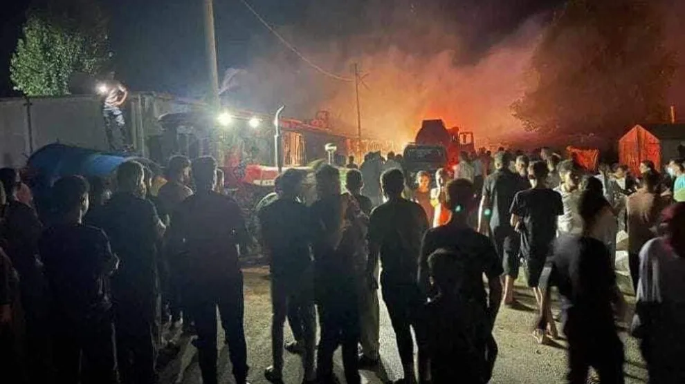 Li kampa Dawidiyayê ya Başûr şewat