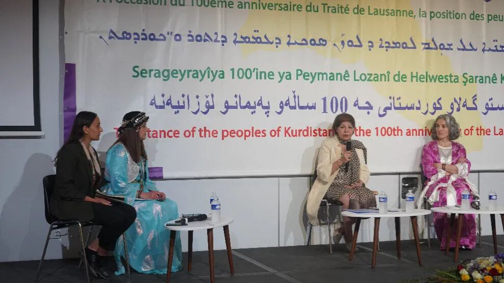 Beşdarên konferansa Lozanê têkoşîna jinên Kurd nîqaş kir