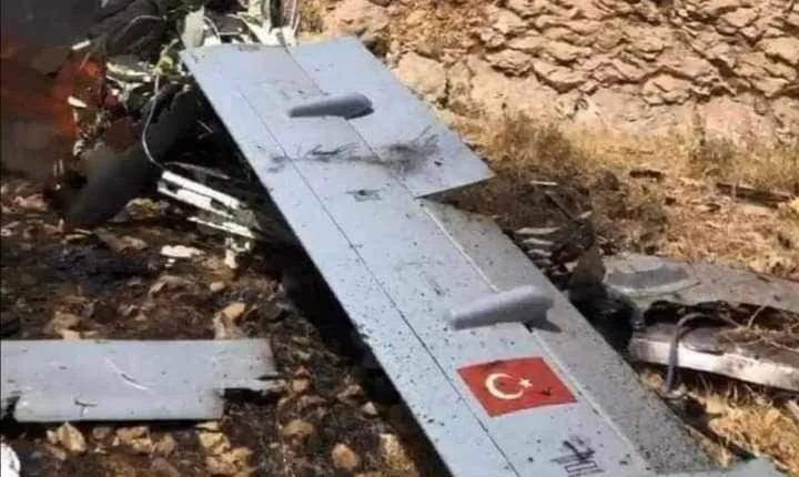 ​​​​​​​Li Başûr balafireke bêmirov a dewleta Tirk ket