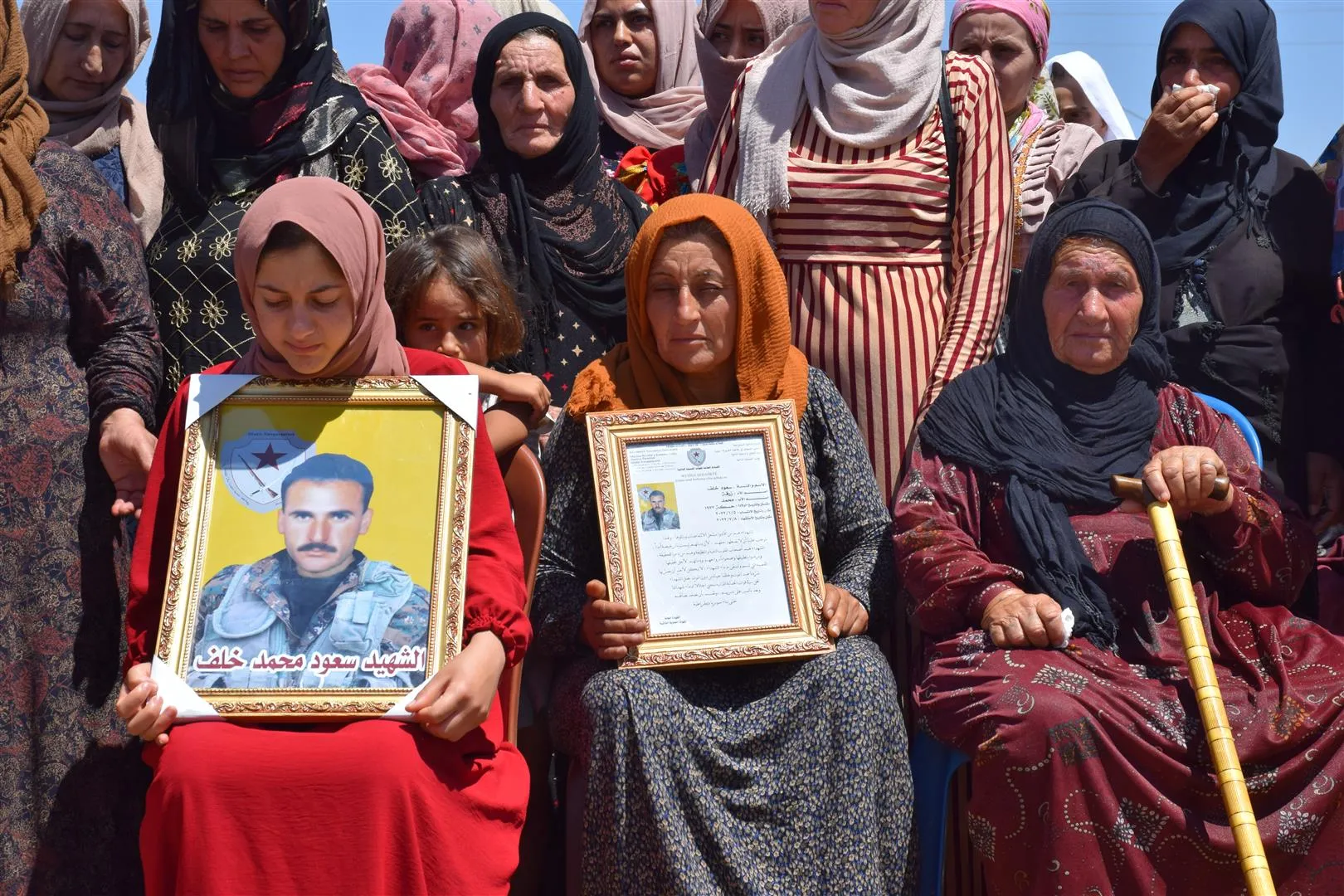 Şêniyên Dirbêsiyê sersaxî dan malbata şehîd Siûd Xelef