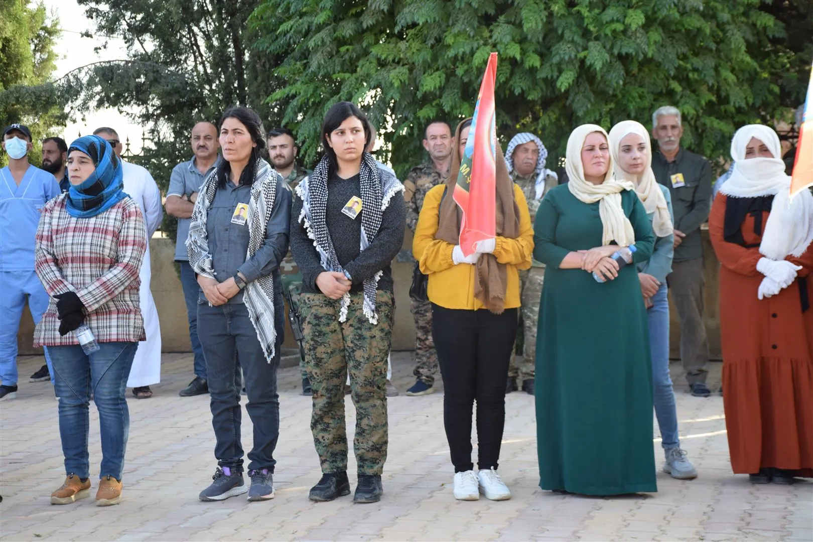 Xelkê Hesekê cenazeyê şehîd Idrîs El Hemûd oxir kir