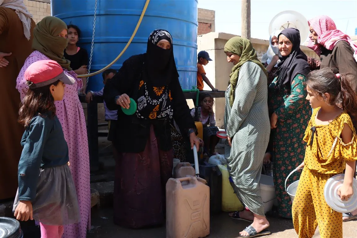 Li Hesekê êşa şêniyan a ji ber birîna avê didome