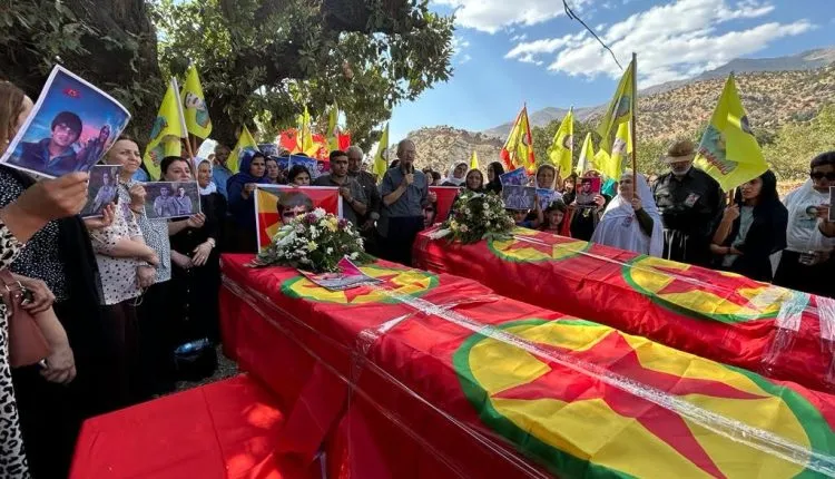 ​​​​​​​Cenazeyên gerîlayên HPG’ê Rêzan û Bawer li Qendîlê hatin veşartin
