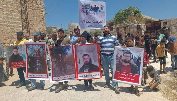 Li herêmên dagirkirî li dijî çeteyan xwepêşandan