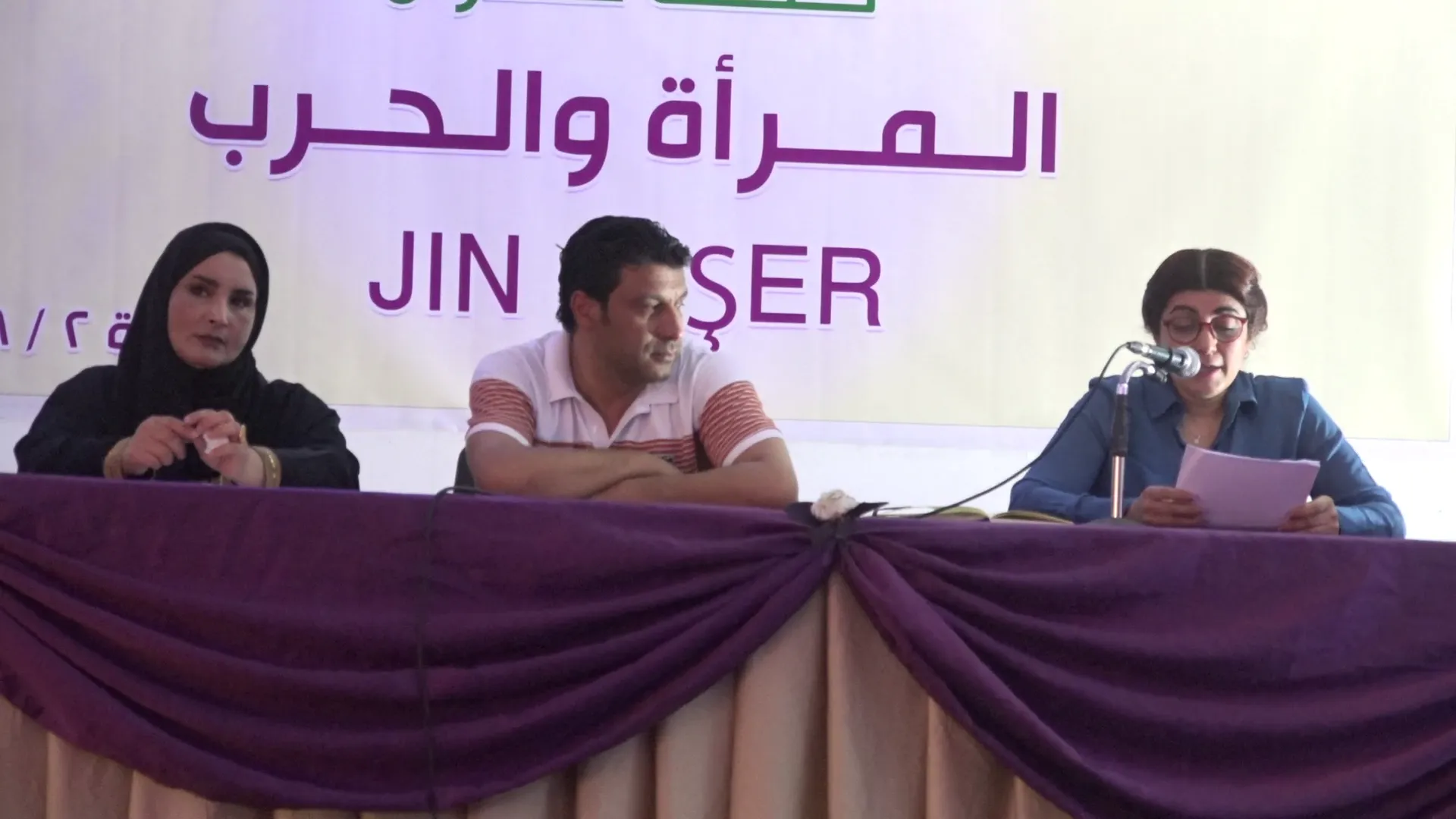 `Jin û şer` navnîşana paneleke Meclisa Jinan e