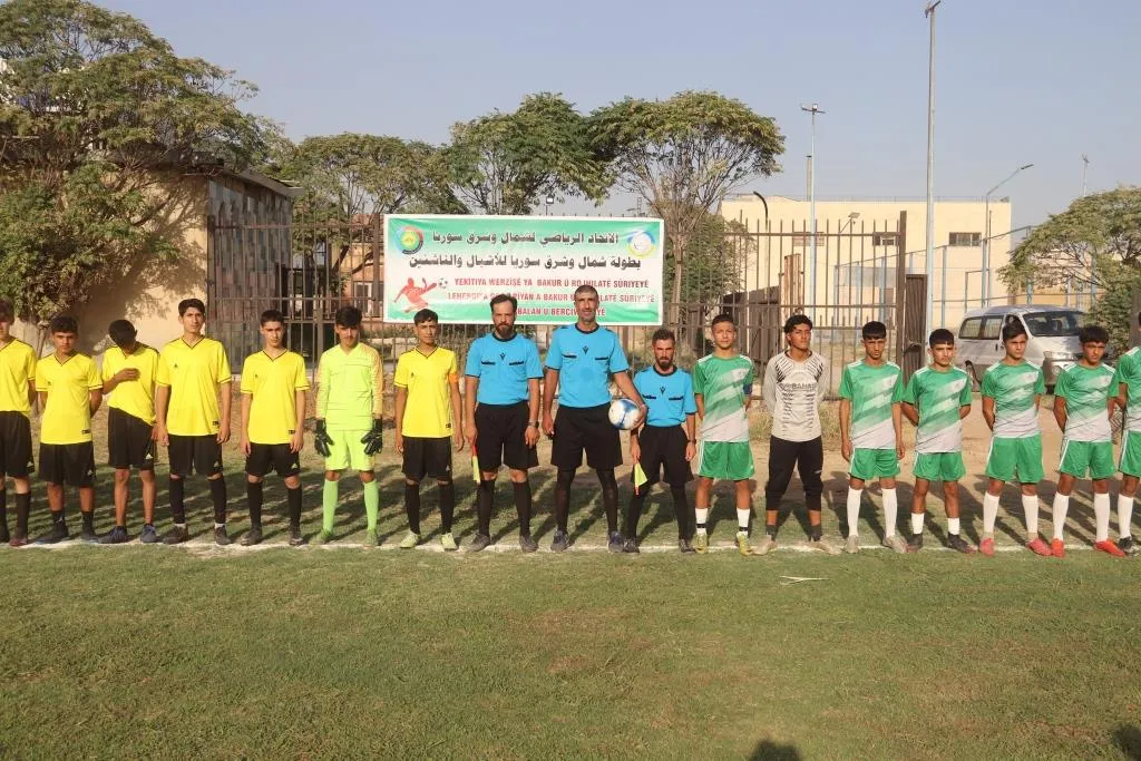 Turnovaya futbolê ya Bakur û Rojhilatê Sûriyeyê dest pê kir