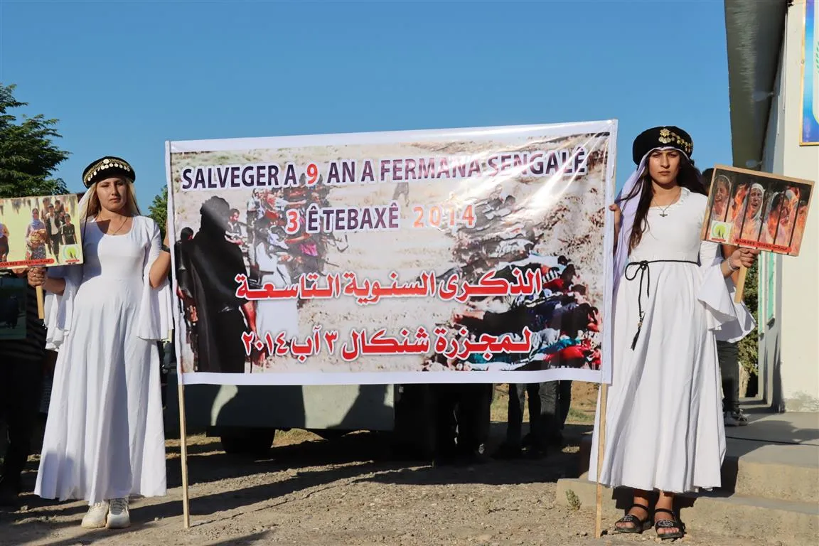 Mala Êzidî ya Hesekê qurbaniyên Şengalê bi bîr anîn