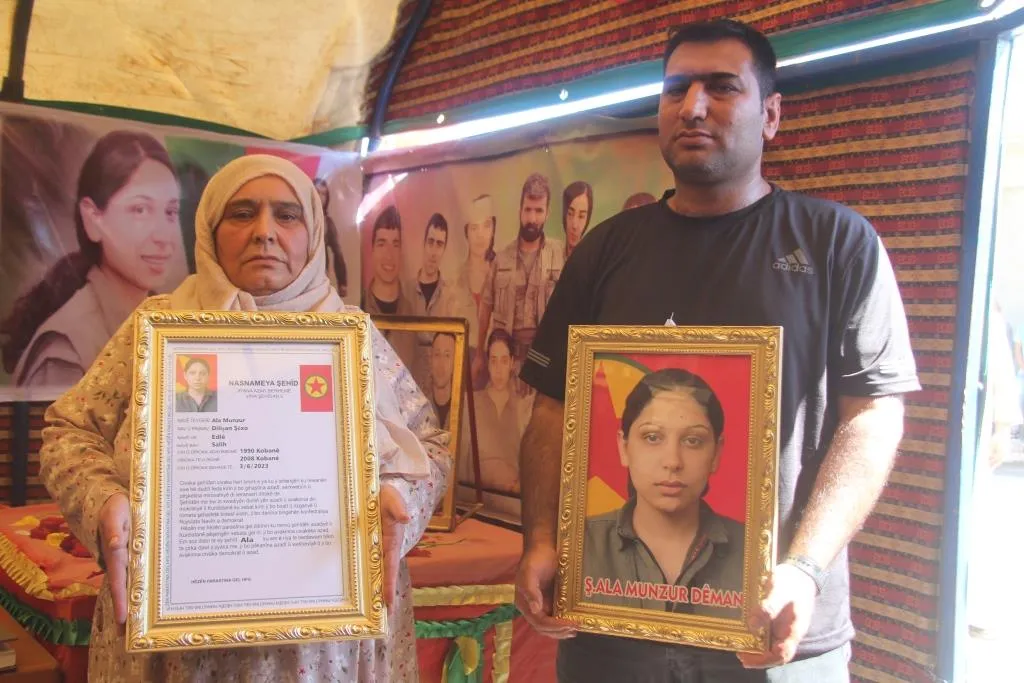Xelkê Firatê sersaxî da malbata şehîd Ala Munzûr Dêman