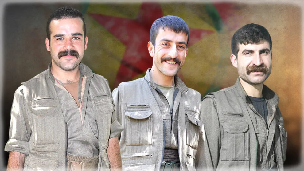 HPG'ê nasnameyên 3 gerîlayên li Amedê şehîd bûn, aşkera kirin