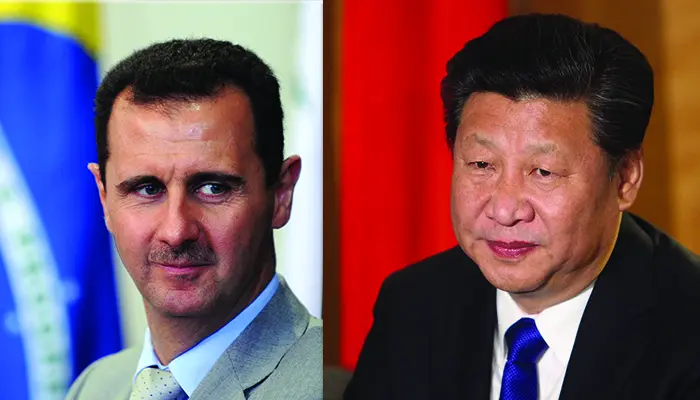 Esed û Xi Jinping li hev civiyan