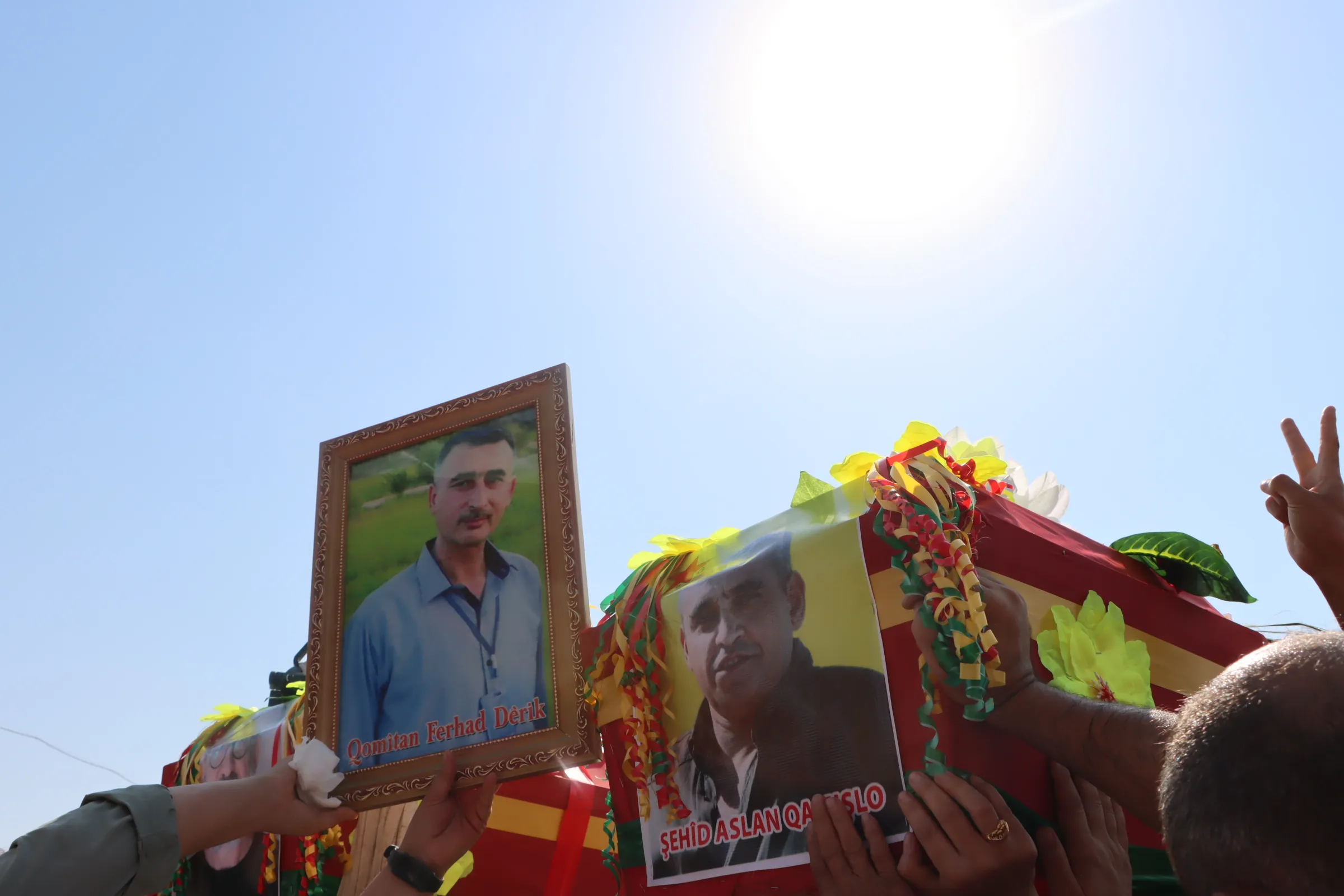 ​​​​​​​Bi hezaran welatiyan şehîd Seyîd Evran û Aslan Qamişlo oxir kirin