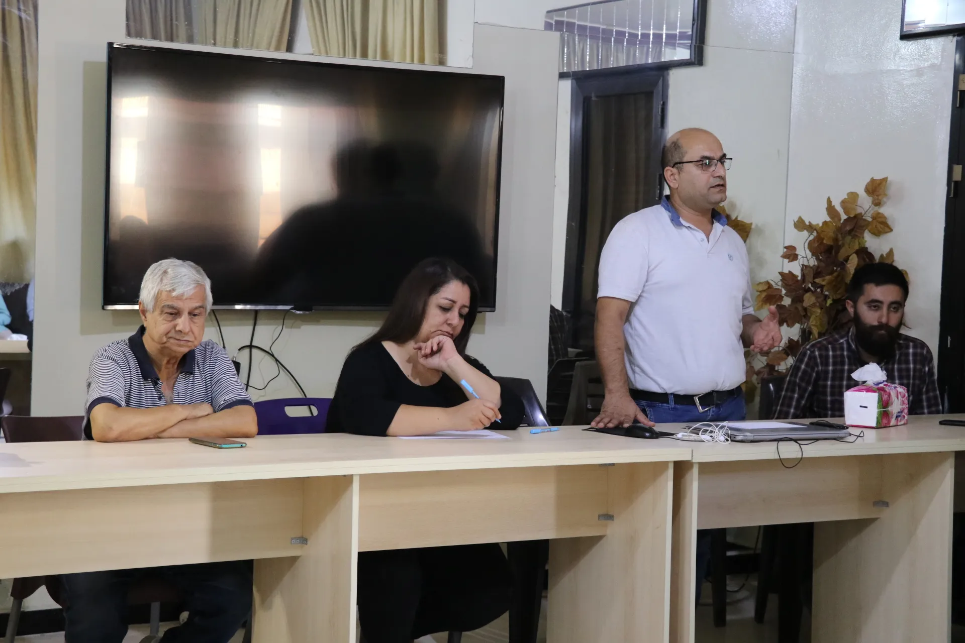 Rojnamevanan rewşa xwe di nava pêvajoya heyî de nîqaş kirin