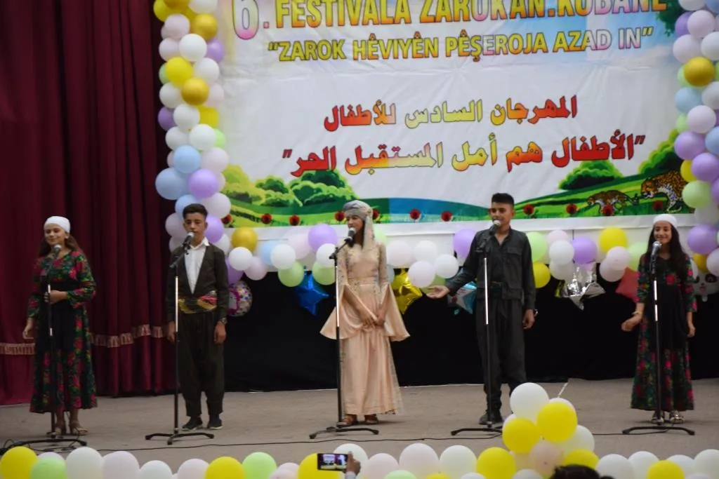 Mîhrîcana Hunera Zarokan a li Kobanê bi dawî bû