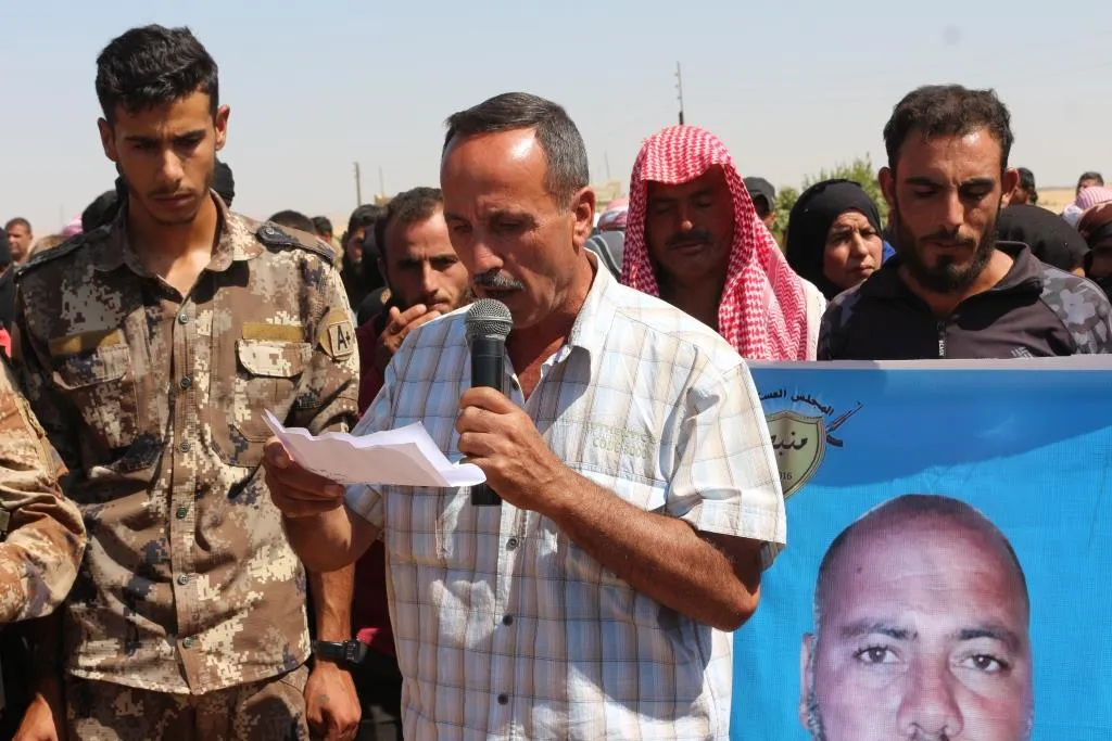 Cenazeyê şehîd Ebû Ebas bi merasîmekê hat veşartin