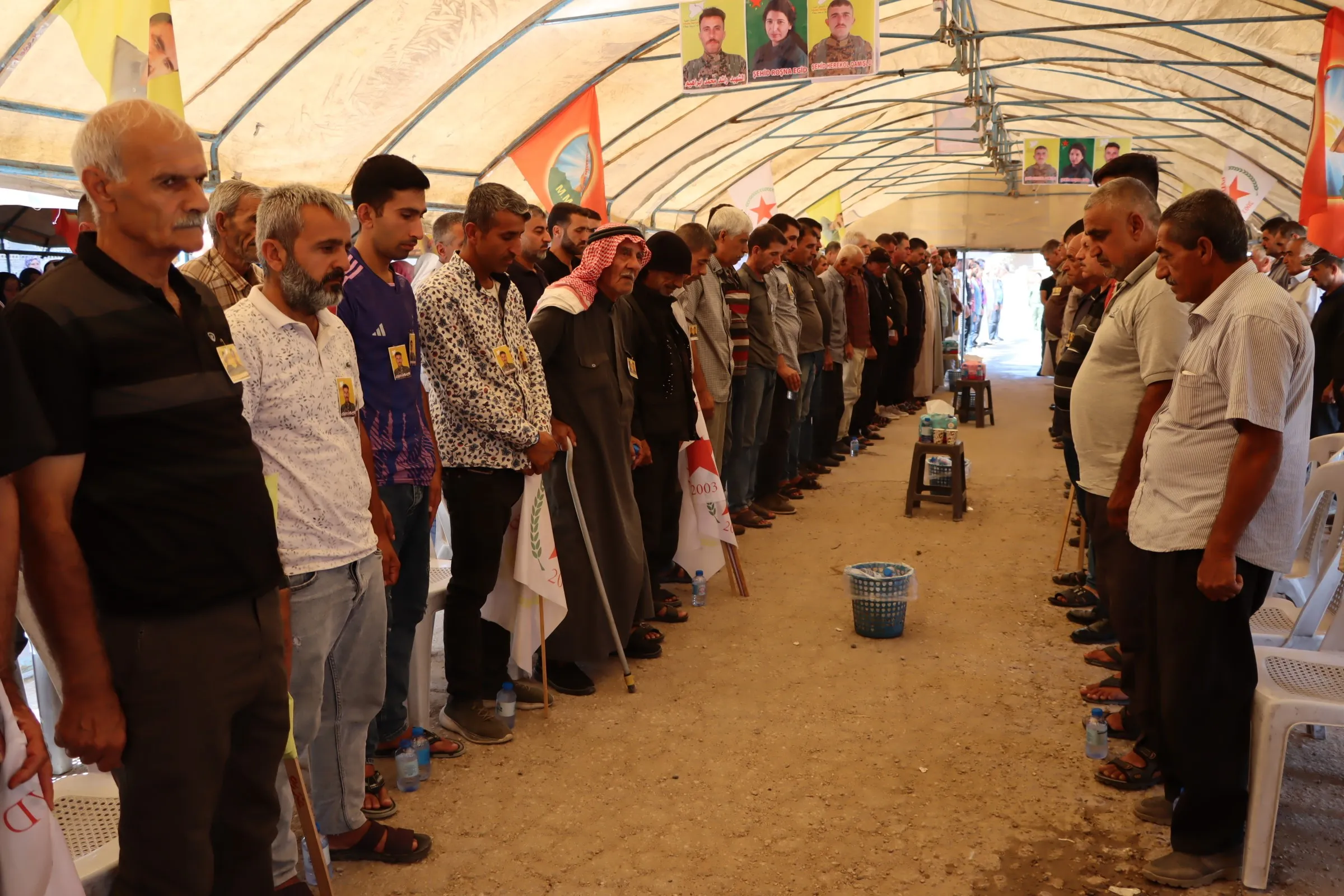 Li Qamişloyê ji bo 3 cangoriyên azadiyê merasîmê sersaxiyê