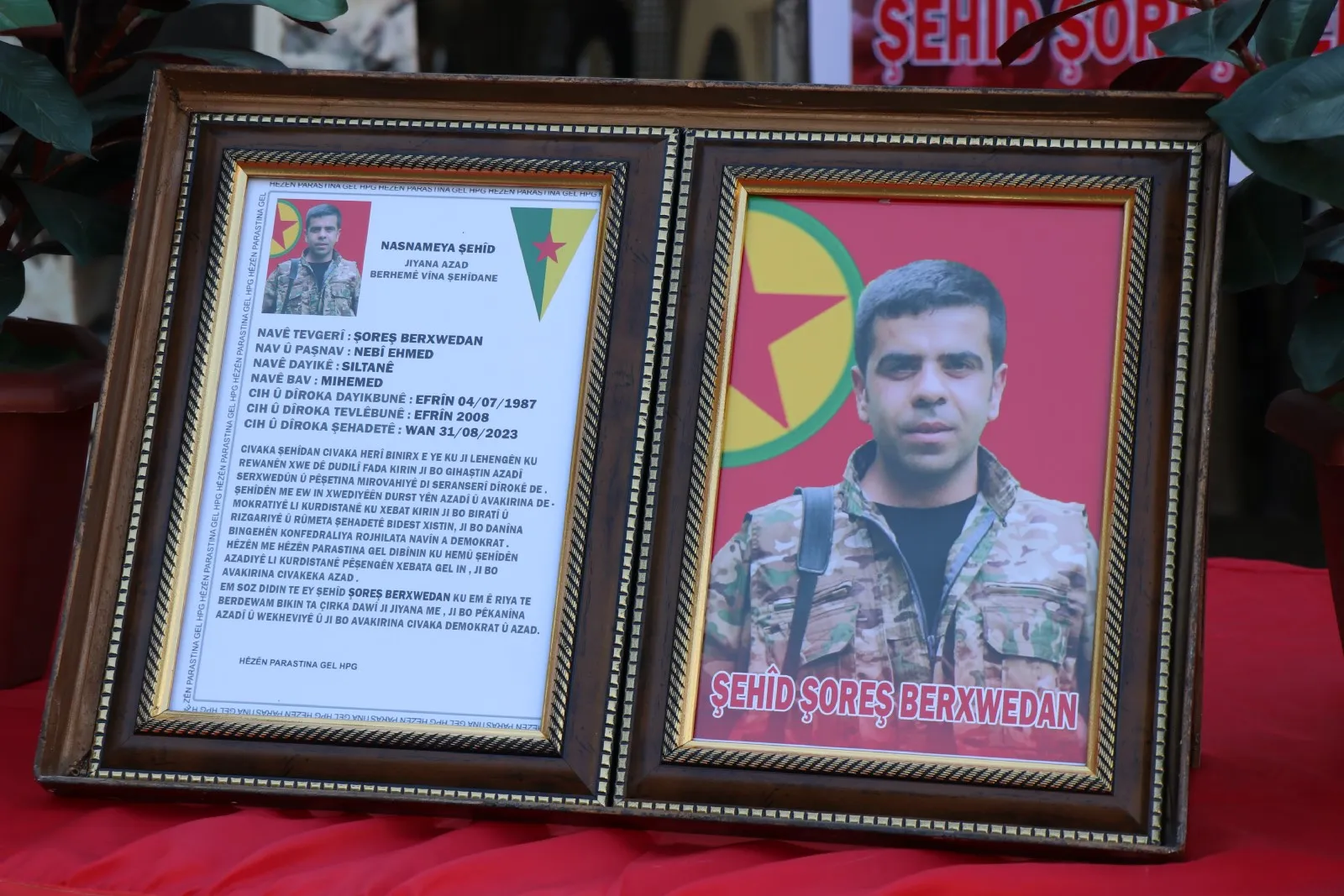 Gerîlayê HPG′ê Şoreş Berxwedan li Helebê hat bibîranîn