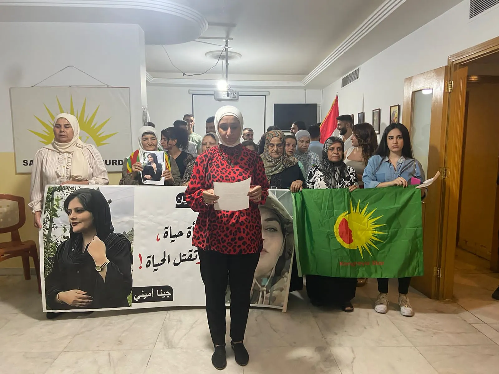 Kongra Star a Lubnanê banga piştgiriya vîna gelên serhildêr kir