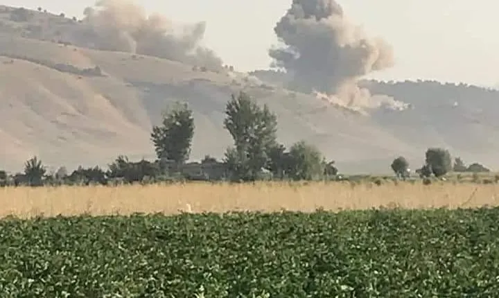 Balafireke dewleta Tirk gundekî Pênciwênê bombebaran kir