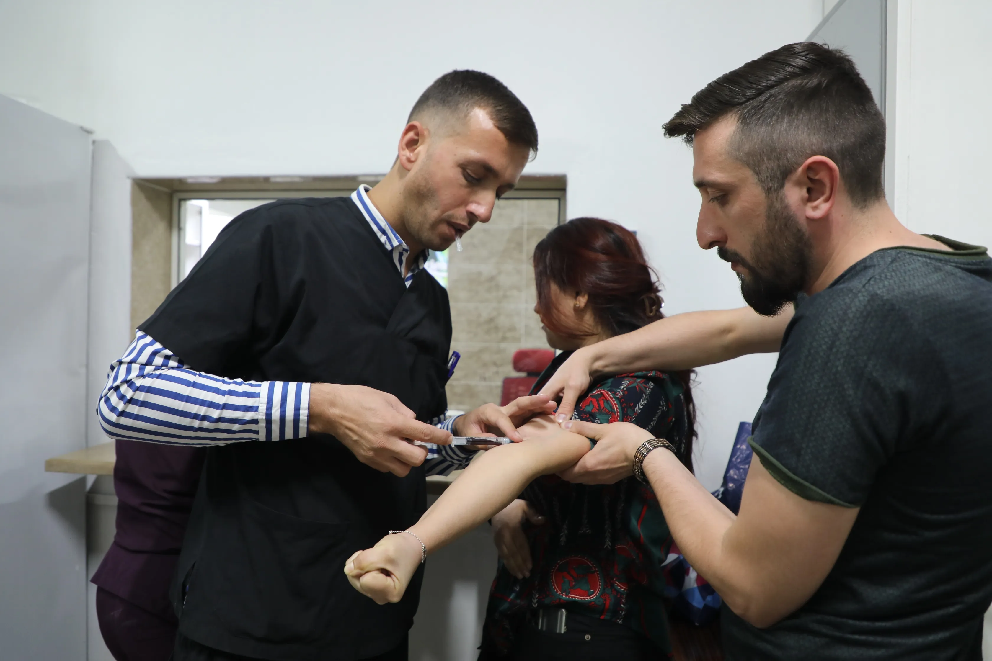 ​​​​​​​Welatiyên Cizîrê ji bo dayîna xwînê herikîn nexweşxaneyan
