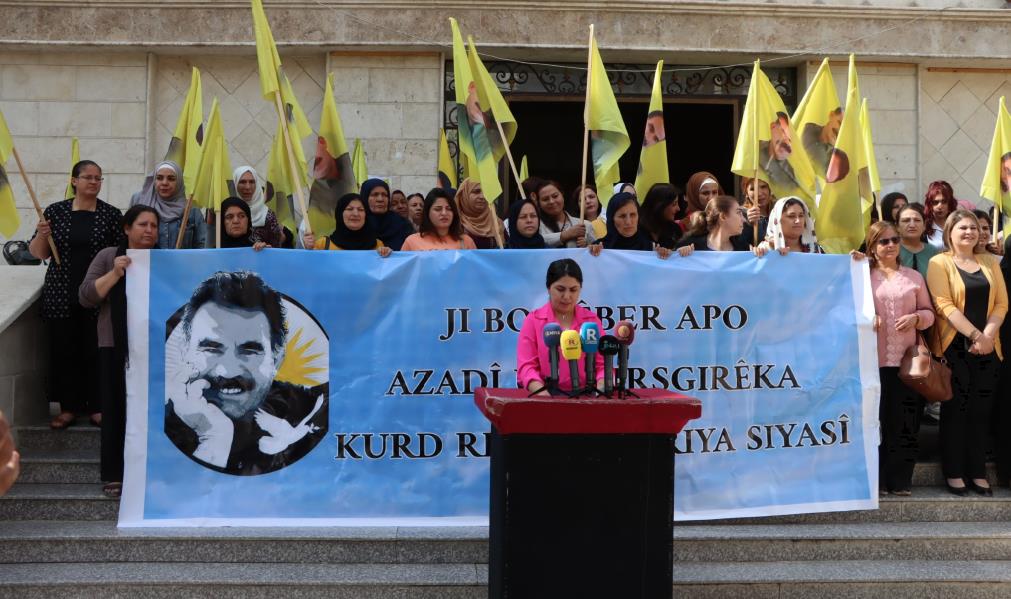 ​​​​​​​Kongra Star: Em ji bo azadiya Rêber Abullah Ocalan dengê xwe bilind bikin