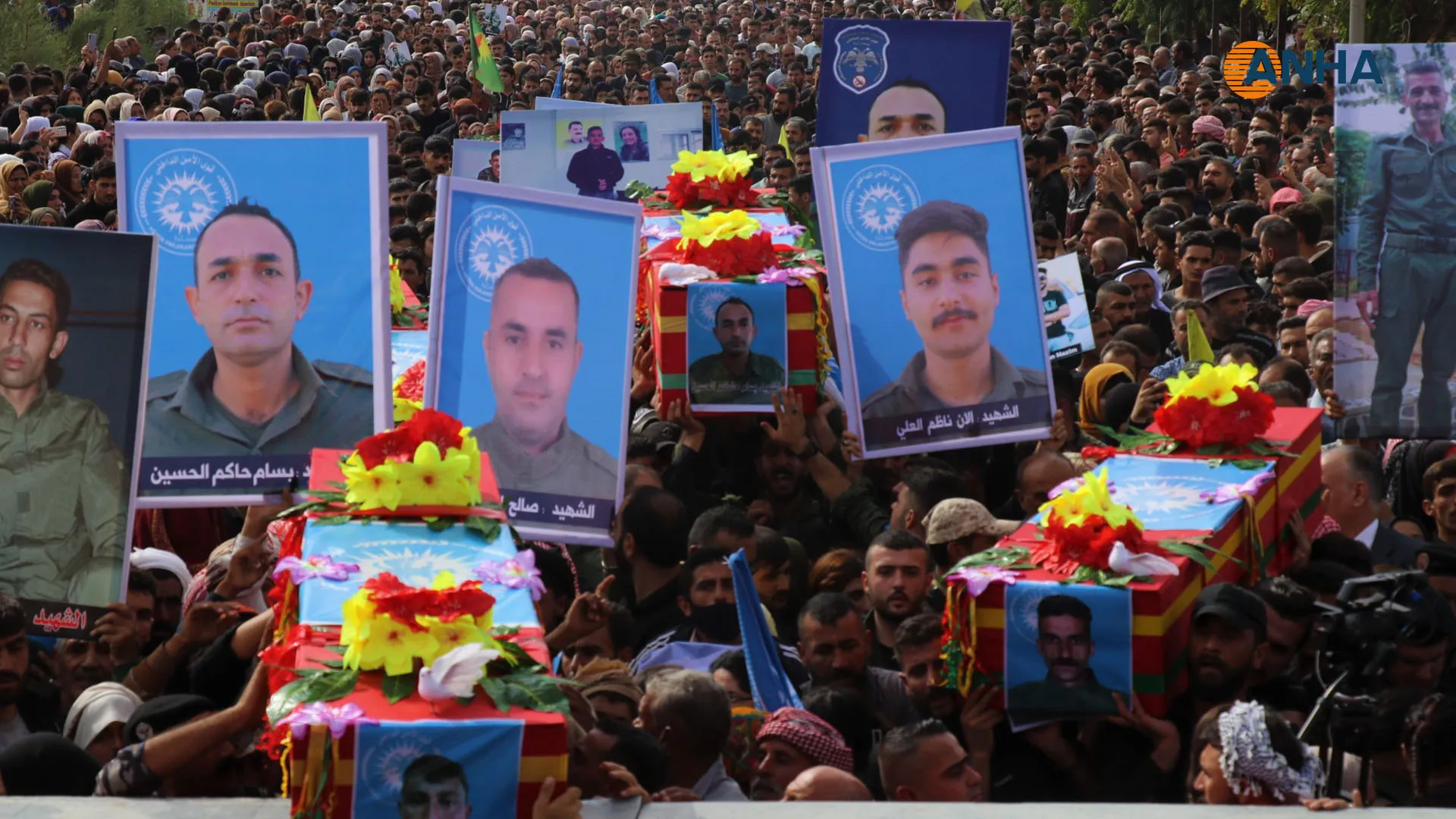 Kurd, Ereb, Suryan û Ermenan şehîdên xwe bi peyamên tolhildanê oxir kirin
