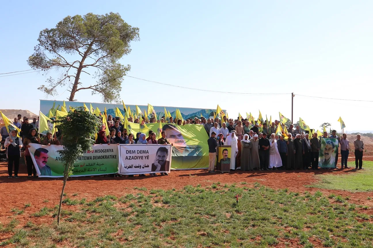 Ji herêma Efrînê daxuyaniya piştevaniyê bo pêngava azadiya Rêber Abdullah Ocalan