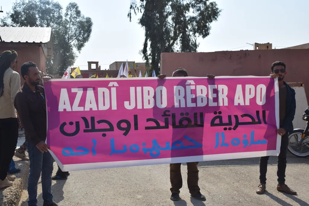 Xelkê başûrê Hesekê û Yekitiya Jinên Êzidî jî tev li pêngavê bûn