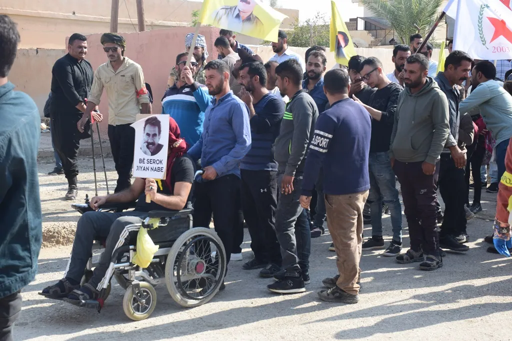 Xelkê başûrê Hesekê û Yekitiya Jinên Êzidî jî tev li pêngavê bûn
