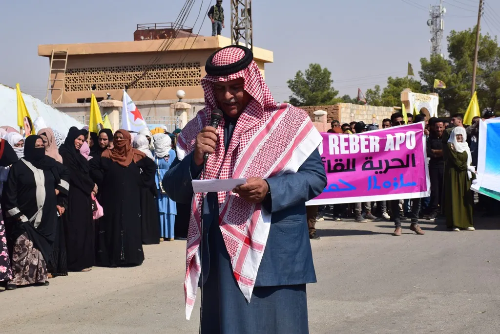 Xelkê başûrê Hesekê û Yekitiya Jinên Êzidî jî tev li pêngavê bûn