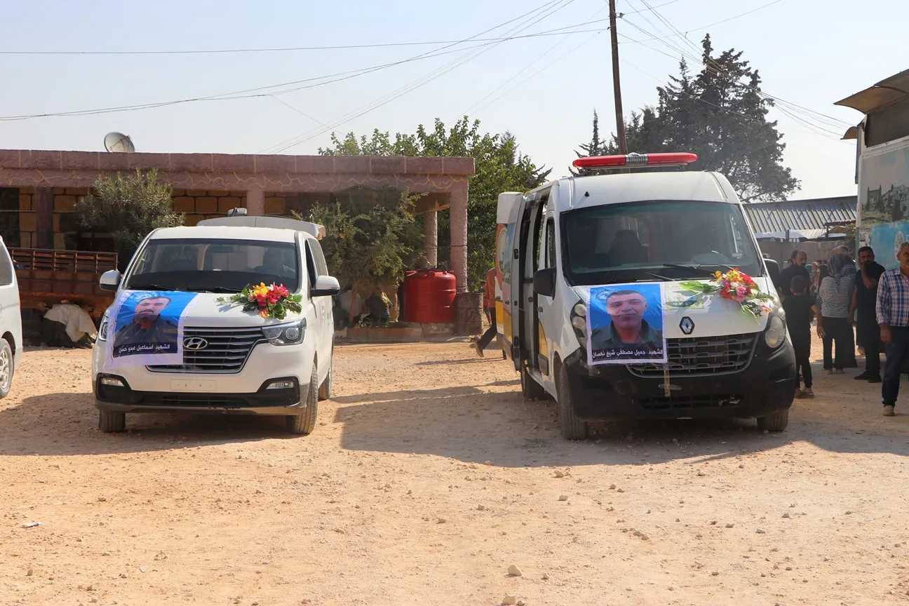 ​​​​​​​Cenazeyên 2 şehîdan bi merasîmekê hatin veşartin