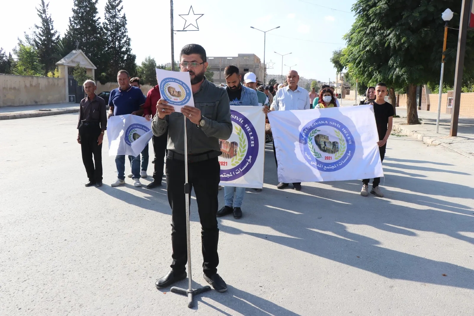 Saziyên civaka sivîl ên Helebê banga bidawîkirina dorpêçê li ser Şêxmeqsûd û Eşrefiye kir