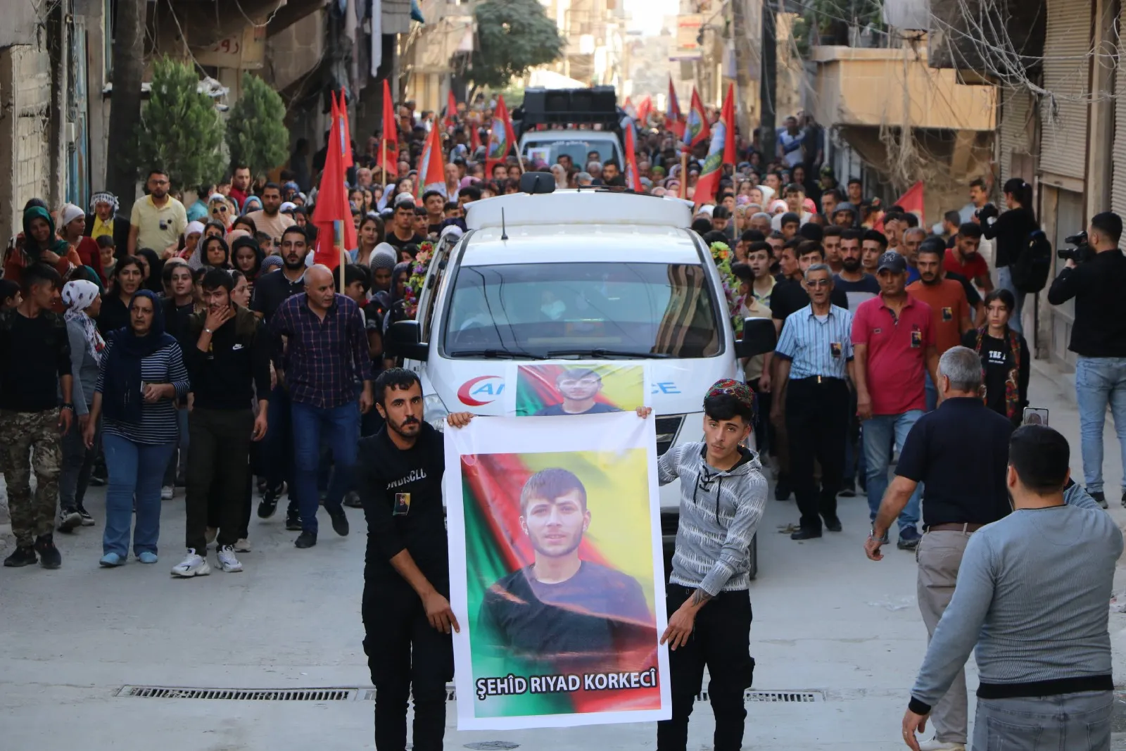 Şehîd Riyad Korkecî bi merasîmekê hat oxirkirin