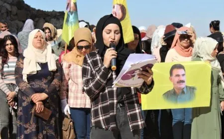 Li Hesekê jî piştgiriya pêngava azadiya Rêber Abdullah Ocalan hat kirin