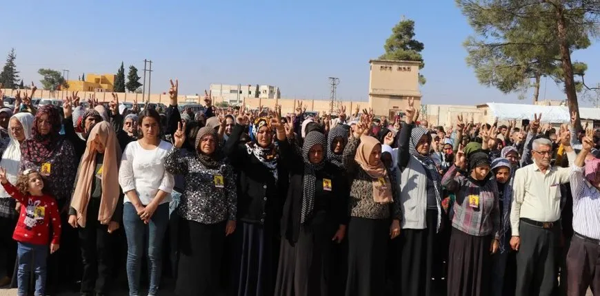 ​​​​​​​Ji bo şervanê YPG`ê Bahoz Heleb merasîma sersaxiyê