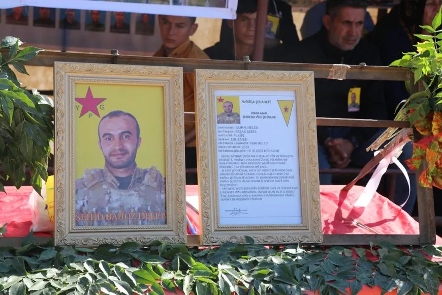 ​​​​​​​Ji bo şervanê YPG`ê Bahoz Heleb merasîma sersaxiyê