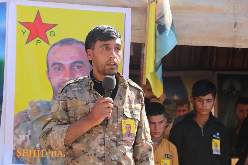 ​​​​​​​Ji bo şervanê YPG`ê Bahoz Heleb merasîma sersaxiyê
