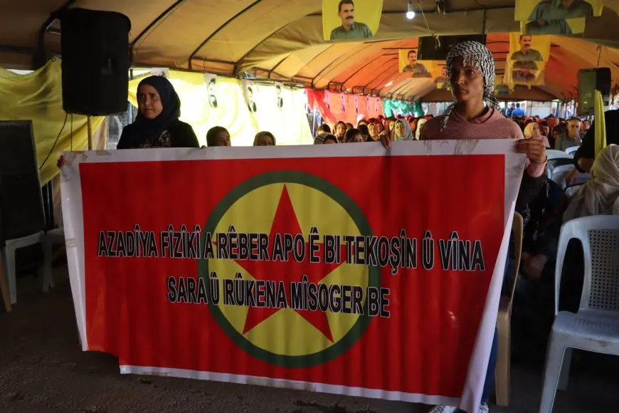 Çalakiya Konvedanê di roja 6′an de bi banga azadiya Rêber Abdullah Ocalan dewam dike