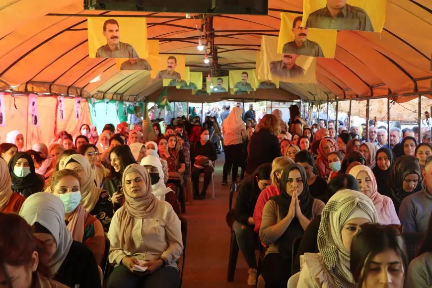 Çalakiya Konvedanê di roja 6′an de bi banga azadiya Rêber Abdullah Ocalan dewam dike