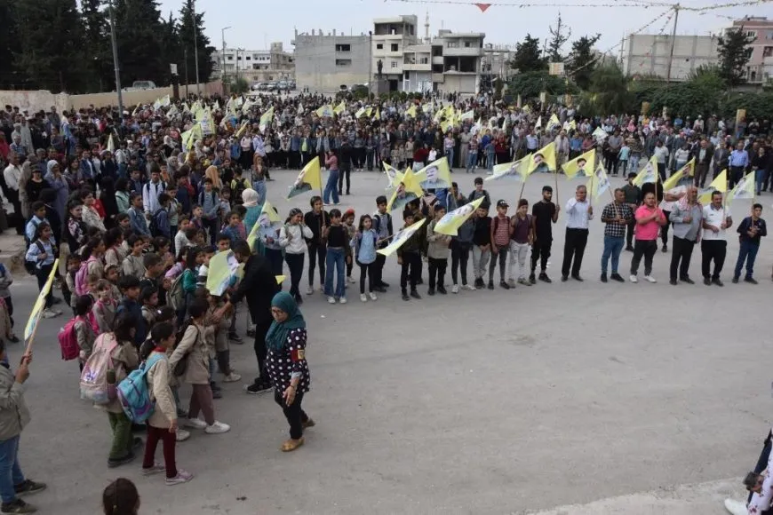 Xelkê Kobanê tev li pêngava ji bo azadiya Rêber Abdullah Ocalan bû