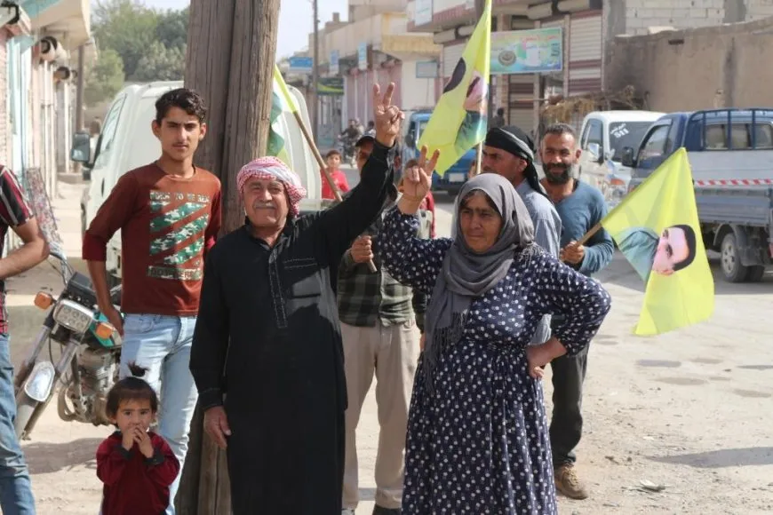 Xelkê Sirînê ji bo azadiya Rêber Abdullah Ocalan meşiya